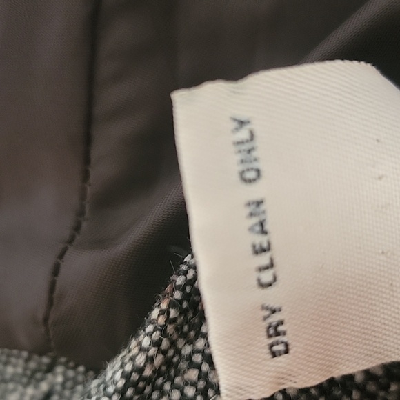 APOSTROPHE Brown Tweed Wool Blend Lined Preppy Business Midi Sheath Dress 14 - Picture 7 of 7